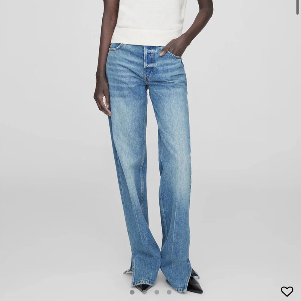 Anine Bing Roy Jeans - Nordic Blue NWT